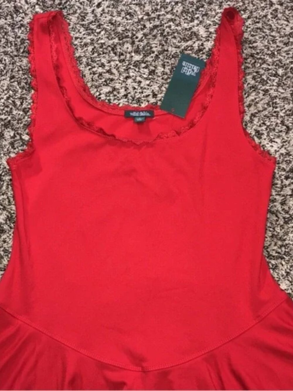Woman’s Game Day Lace Drop Waist Mini Skater Dress Red XXL - Wild Fable - NWT!! - Picture 3 of 6